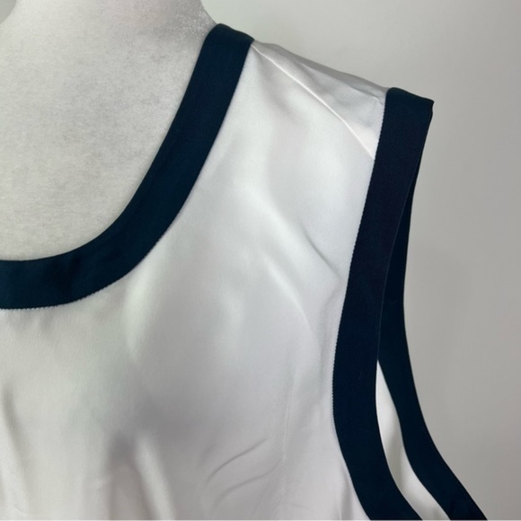 Melissa Mccarthy Seven7 Tank Top Womens Shirt White Sheer Side Slit Plus 3X New - Picture 3 of 10